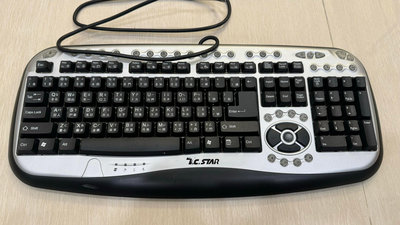 全新 TCstar 機械式 PS2 鍵盤 超多功能健 腳無斷 跟全新一樣 亂賣