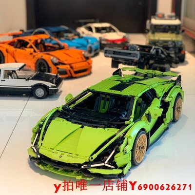 玩具汽車樂高布加迪威龍拼裝積木跑車模型汽車玩具成年男孩生日禮物42083模型心心家園