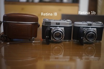 【售】經典純正德國血統工藝鉅作-柯達 Kodak Retina IB 及Ib 50mm F2.8信乃達Schneider