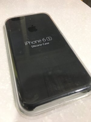 二手正版蘋果原廠IPhone6/6S 專用矽膠植絨手機殼 高質感炭灰色 MKY02ZM/A 美國加州帶回 新北可自取驗貨