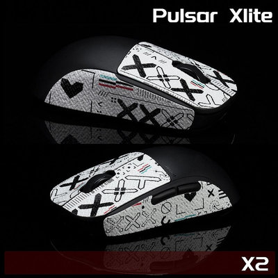 Btl滑鼠防滑貼手工貼紙防滑蜥蜴皮吸汗適用於 Pulsar Xlite X2 X2 MINI 無鼠標
