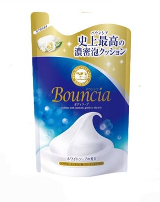 轉售全新品~(3包一起賣) 日本牛乳石鹼美肌滋潤沐浴乳補充包 (優雅花香型) 400ml*3