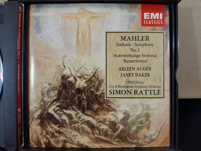 Rattle,Birmingham Sym Orch,Mahler-Sym No.2"Resurrection"拉圖指揮伯明罕交響管弦，演繹馬勒-第二號交響曲.