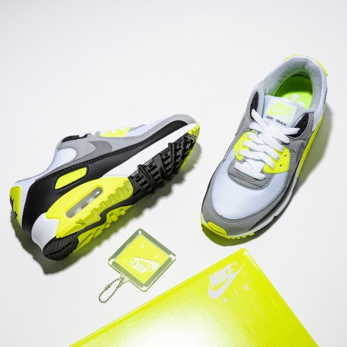 PSM街頭潮流選) WMNS NIKE AIR MAX 90 螢光黃女鞋| Yahoo奇摩拍賣