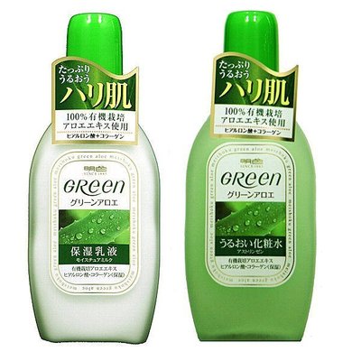 【嘟嘟小鋪】MEISHOKU明色 日本100%有機綠蘆薈保濕化妝水/乳液170ml