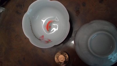 浮雕杯 鯉魚杯 金魚杯 泡茶杯 小酒杯 一個價格