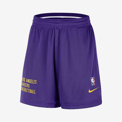 南 2024 5月 NIKE NBA 短褲 紫色運動褲 湖人隊 籃球褲 DX9700-504 LAKERS LEBRON