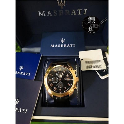 MASERATI WATCH 瑪莎拉蒂手錶 R8871612002 經典三環石英錶【潮流百貨】