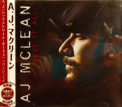 AJ. Maclean (Backstreet Boys) 新好男孩 ~ Have It All ~ 日版已拆近全新