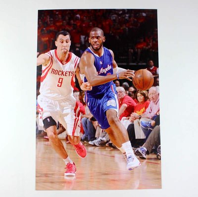 【預購】-NBA籃球球星快船隊 克裡斯·保羅大《海報》 42公分*29公分(一套8張) 房間裝飾生日禮物hb0308