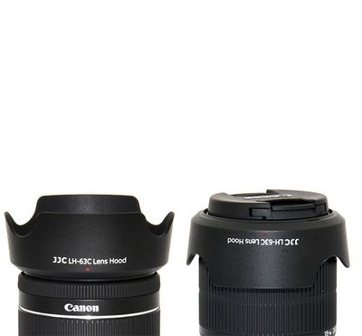 JJC 佳能Canon EW-63C遮光罩 700D 650D 18-55 STM 鏡頭遮光罩 遮光罩
