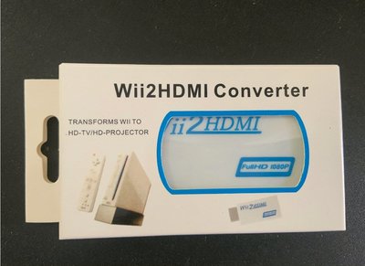全新盒裝 Wii TO HDMI WII2HDMI 轉接器 轉換器 WII轉HDMI 可另接3.5MM音效輸出