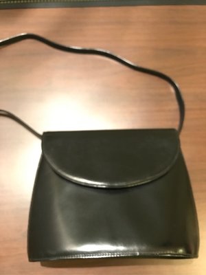 日本製黑色牛皮肩背/手提包