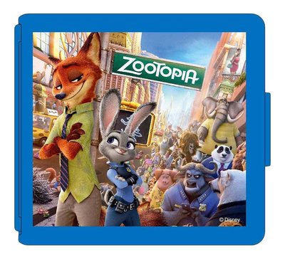 New3DS 任天堂授權 迪士尼授權 動物方城市 ZooTopia 16入卡帶盒 藍色 【板橋魔力】