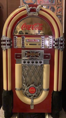 [超級絕版品]可口可樂復古點唱機音響 CD音響 正版限量 稀有少見 收藏品 Jukebox Coca-cola
