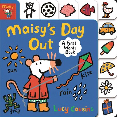 ＊小貝比的家＊MAISY'S DAY OUT小鼠波波基礎單字幼兒啟蒙硬頁書/0-2歲
