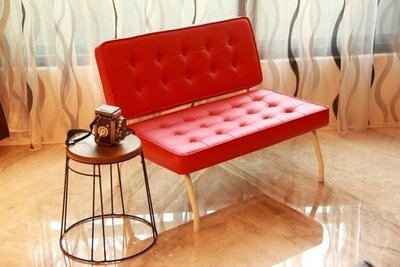 百老匯diy家具-MIT DIY傢俱-雙人沙發/皮沙發/沙發椅//紅