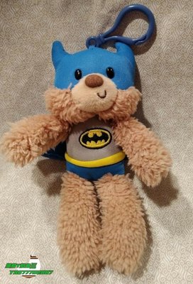 【熱賣精選】蝙蝠俠周邊美國代購GUND泰迪熊DC蝙蝠俠羅賓漢玩偶公仔掛件鑰匙扣可愛書包夾