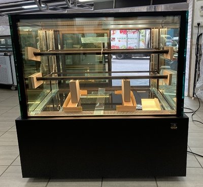 冠億冷凍家具行 保證原裝/金格4尺直角蛋糕櫃(有黑色/白鐵/白色)/西點櫃、冷藏櫃、冰箱、巧克力櫃/