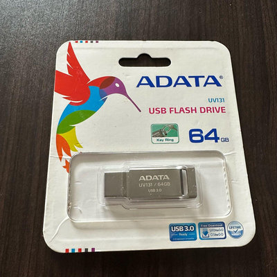 威剛ADATA UV131鈦色隨身碟(64GB) 攜帶方便 USB 隨身碟