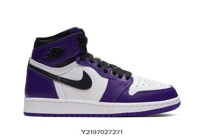 全新正品 Air Jordan 1 High OG “Court Purple” GS 紫白色 女潮鞋 575441-5