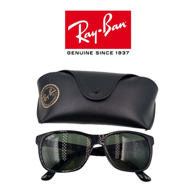 【皮老闆】 二手真品 Ray Ban RB4181F 雷朋 眼鏡 鏡框 義大利製 附眼鏡盒 (188)