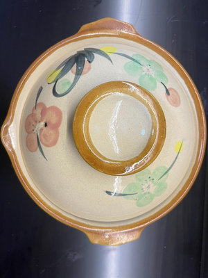 【二手】日本回流的一只土鍋尺寸比較大具體見下圖未見使用痕跡 精品 收藏 回流【俗人堂】-252