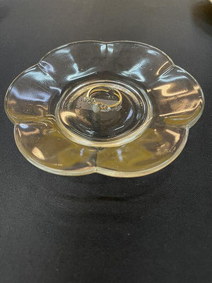 茶杯墊-透明玻璃質感杯托