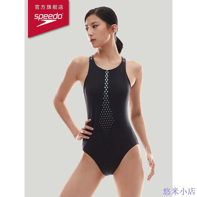悠米小店正品   現貨  Speedo/速比濤 Eco環保系列 肌群支撐 健速緊身  專業連身 泳衣女