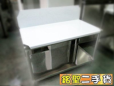 萬金餐飲設備　(萬物)　全新 加強型 白鐵 工作台 爐台 台灣製造 100cm