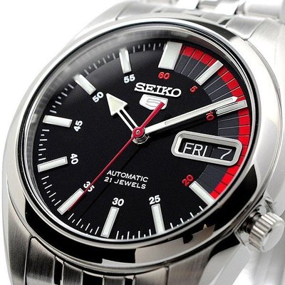 【全新原廠SEIKO】【天美鐘錶店家直營】【下殺↘超低價有保固】SEIKO-21石全自動機械錶-SNK375K1