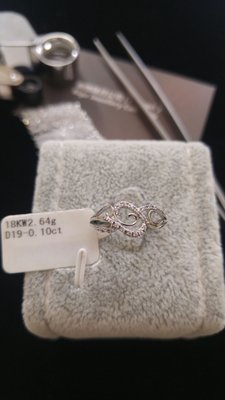 俐格鑽石珠寶批發 18K白金 鑽石戒指 線戒 婚戒指鑽戒台女戒 款號TR329 特價11,400 另售GIA鑽石裸鑽