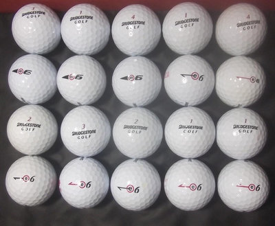 📣威全高爾夫📣~🔥🔥特選8.5~9.5成新( Bridgestone E6)全部E6三層球(20顆)(部分球無紀號logo)