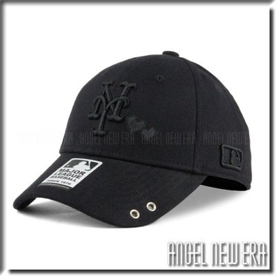 【PD帽饰】【ANGEL NEW ERA 】 MLB Old Fashioned Cap 大都會 NY 黑 老帽   愛心  人字布