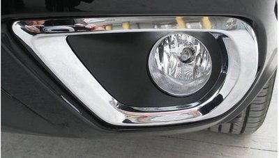 [DK汽車視覺系改裝]SUBARU FORESTER前/後霧燈框高亮度電鍍銀飾條框優惠下標區另有XV CX5