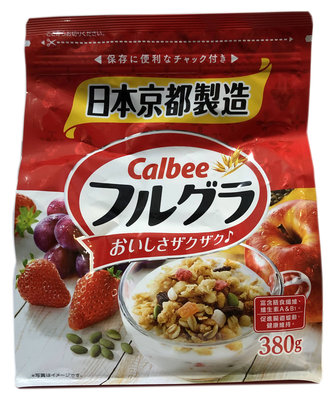 calbee 加樂比 富果樂 水果早餐麥片380g/包