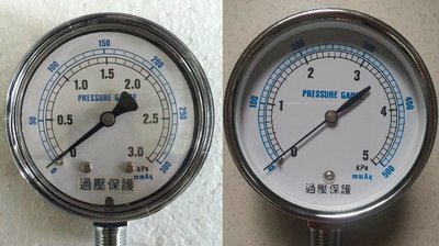 台灣製保固一年 微壓錶微壓計微壓表壓力表調整瓦斯火力瓦斯壓力錶過壓保護針閥和球閥咖啡烘焙機(Rotate Fun 300