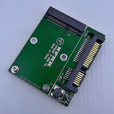 【冠丞3C】半高 mSATA 5cm MINI PCIE SSD 轉半高2.5吋 SATA3 轉接卡 GC-0120-2