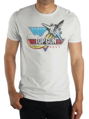 美國購回 捍衛戰士 獨行俠TOP GUN 電影T 正版 白色 戰機 空軍 海軍