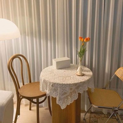 復古蕾絲鏤空桌布法式簡約浪漫風茶幾圓桌蓋布長方形桌布