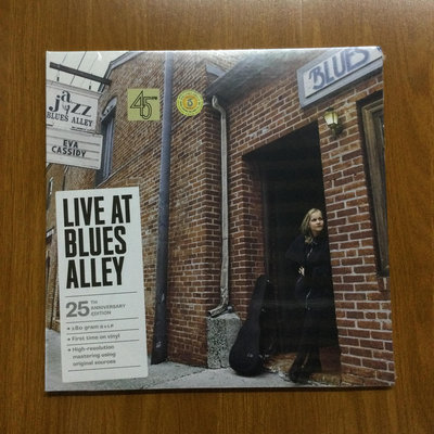 曼爾樂器 伊娃 EVA CASSIDY Live At Blues Alley 25周年版 2LP黑膠 45轉