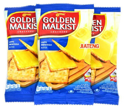 【吉嘉食品】哦吉金黃奶油風味蘇打餅(單包裝)奶素 300公克 600公克 3000公克批發價,產地印尼