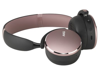 《Ousen現代的舖》日本AKG【Y500 WIRELESS】耳罩式耳機《粉紅、無線藍牙、支援AAC高音質連線、環境感知技術》※代購服務