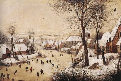 Pieter Bruegel the Elder - Winter Landscape with Skaters and