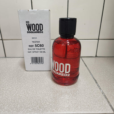 Dsquared2 Red Wood 心動紅女性淡香水 100ML TESTER包裝