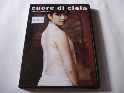 早期DVD寫真集天心cuore di cielo (義大利版)內附NT199 純金999金箔情人卡私人珍藏絕版強檔櫃1A