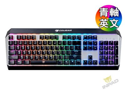 *硬派精璽* Cougar美洲獅 Attack X3 RGB機械式鍵盤|青軸英文 000173000070
