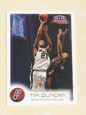 NBA Tim Duncan 2000 FLEER Focus  球員卡