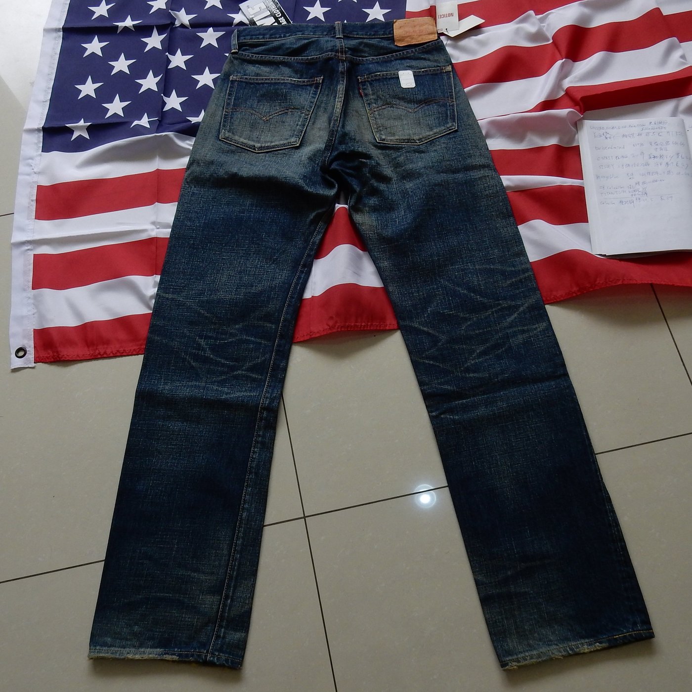 蒐藏出清LEVIS 501 71501-0007 日本製W32 L34 經典501牛仔褲刷色無破壞