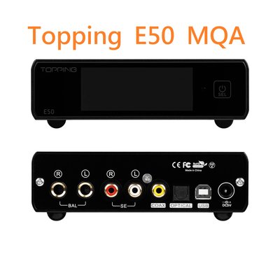 有現貨 拓品 Topping E50 MQA 解碼器 DAC ES9068AS USB 可搭配 L50 L30 可面交